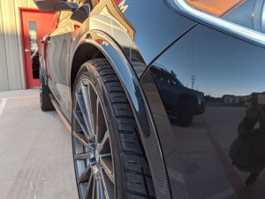 Alfa Romeo Stelvio Fender Trim - Carbon Fiber - Feroce Carbon